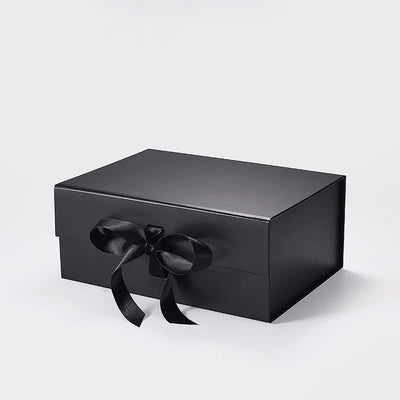 Black Gift Box With Ribbon