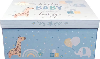 Baby Blue Keepsake Box With Lid