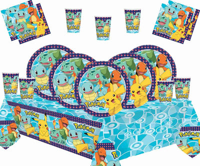 Pokemon Party Pack Children's Birthday Tableware