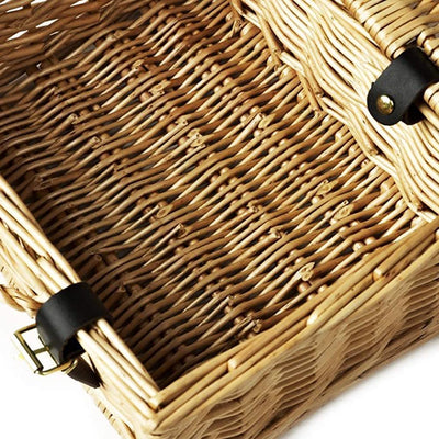 WICKER HAMPER STORAGE BASKET - 10 INCH